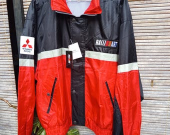 Vintage RALLI ART Mitsubishi Motor Sport Team Mirage Cup Jacket