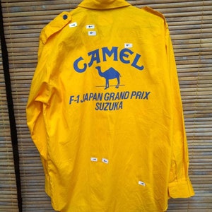 Vintage camel team lotus Honda not ayrton Senna F1 Mercedes Benz BMW Ferrari trd Mugen