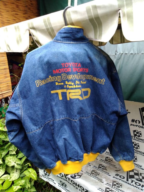 Vintage Trd jacket denim not Toyota Honda Mugen r… - image 1