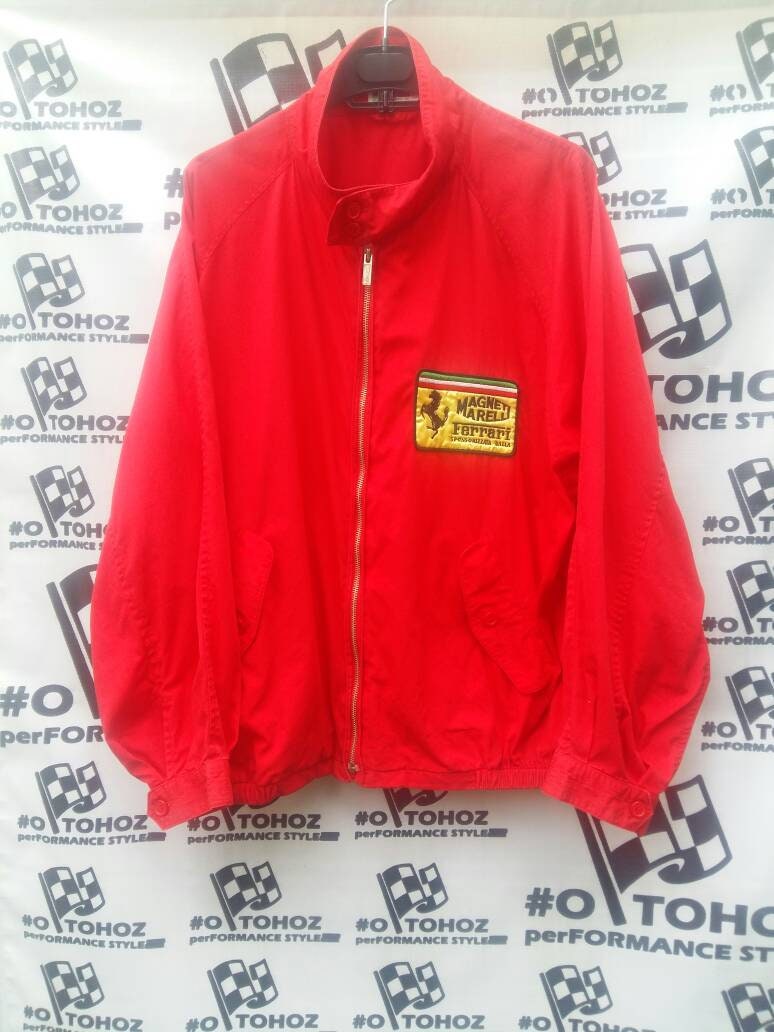 ジャケット・アウター 90s Ferrari MAGNETI MARELLI Jacket Vintage Ferrari Jacket Magneti Marelli Jacket Not Michael