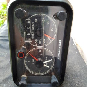 Halda speed pilot not twinmaster vintage rally car Nismo TRD cibie Porsche Moris