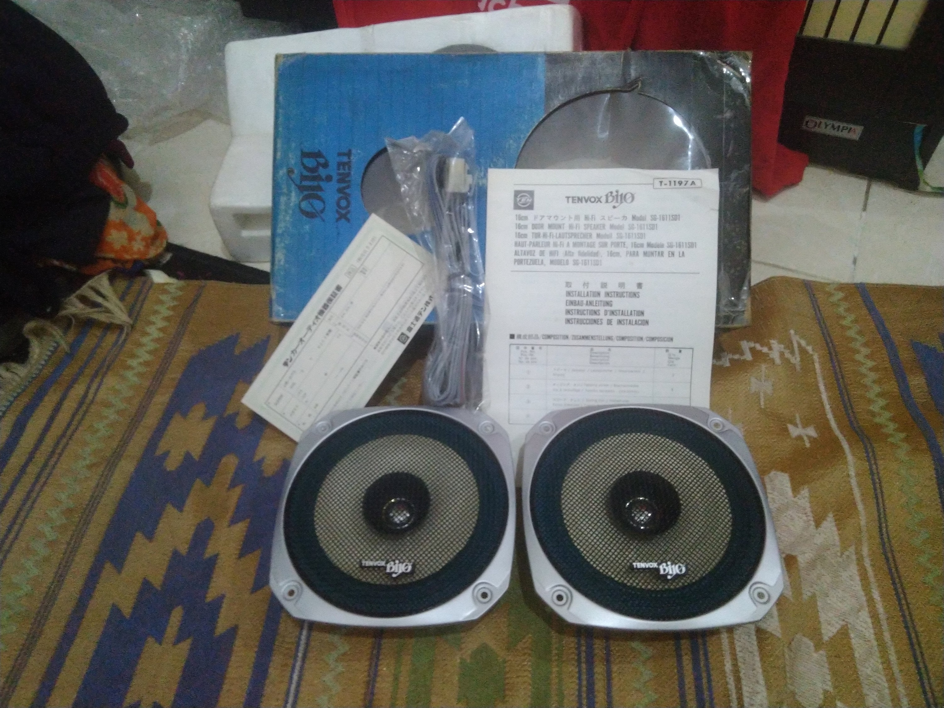 Vintage Tenvox Speaker NOS Japan Not Toyota Honda Suzuki