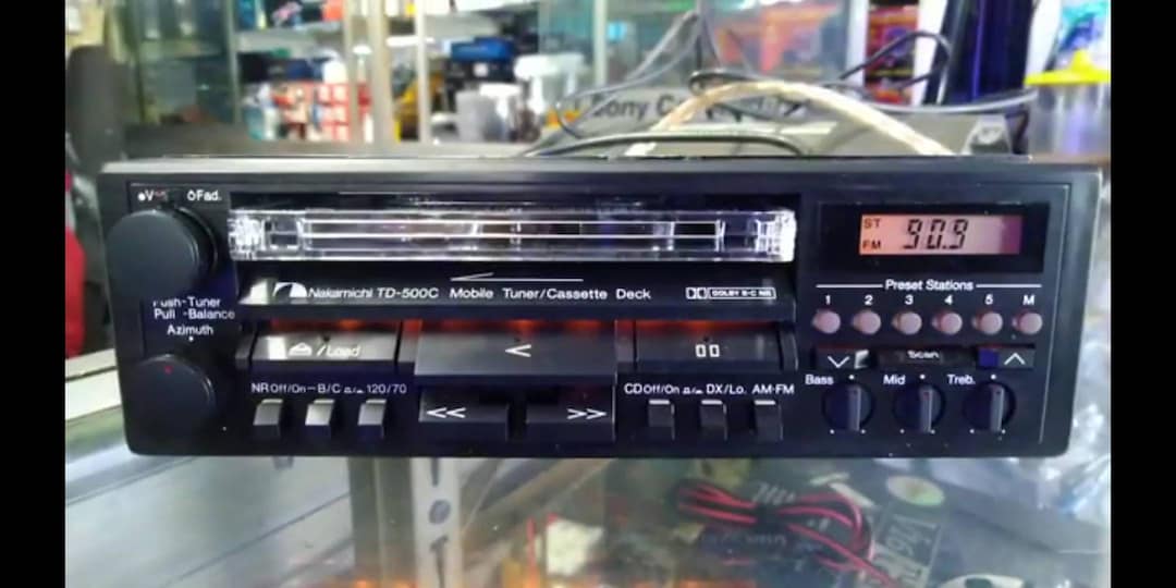 Old School Car Audio Vintage Head Unit Nakamichi NOS Not Alpine