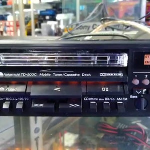 Old school car audio vintage head unit nakamichi NOS not Alpine Kicker blaupunkt Pioneer jbl Toyota Honda jdm Japan