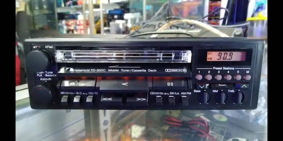 Old School Car Audio Vintage Head Unit Nakamichi NOS Not Alpine