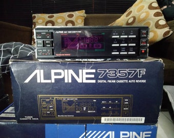 Old school car audio Alpine Japan nos not nakamichi blaupunkt Becker pionier Harman Kardon Sony Clarion
