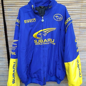 Vintage Subaru world rally team jacket not provide sti Impreza TRD gazzo F1 racing benetton Nismo