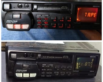 Vintage head unit Alpine 7224EM not blaupunkt nakamichi Pioneer Kicker jbl Kenwood BMW Honda Toyota Mercedes Benz Porsche