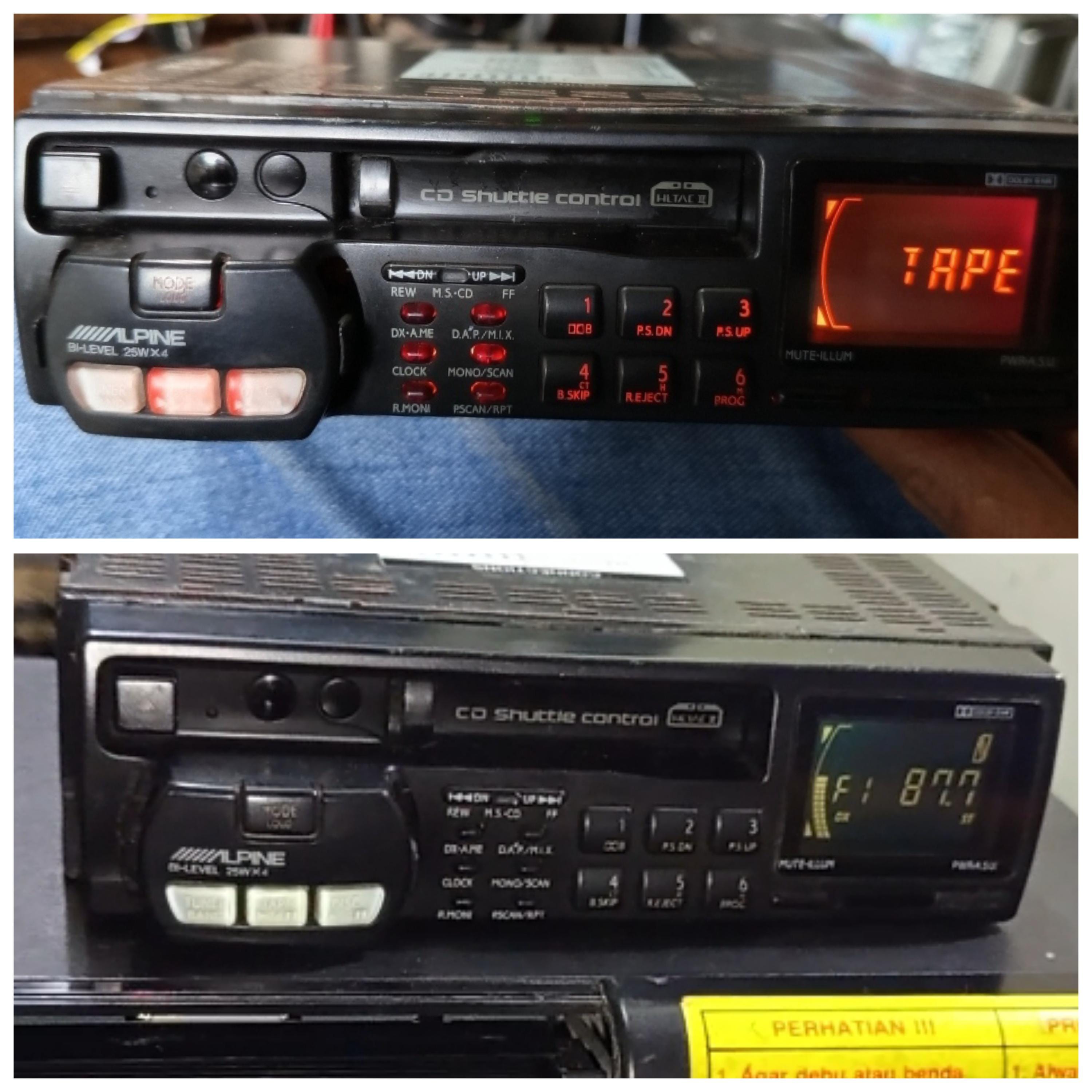 Vintage Head Unit Alpine 7224EM Not Blaupunkt Nakamichi Pioneer