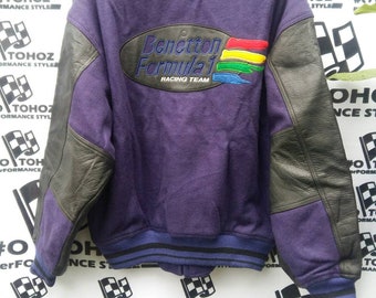 Vintage benetton jacket not trd/ f1/ mugen/ trd/ ayrton senna/ michael schumacher Nismo ralliart