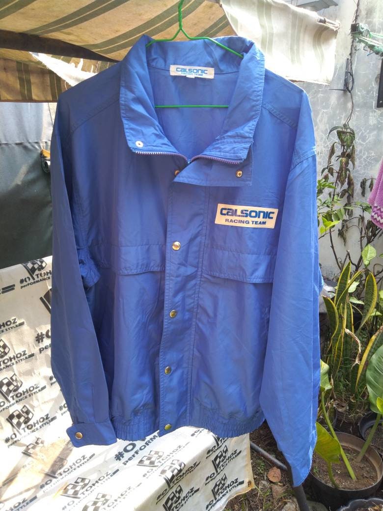 Vintage Calsonic Jacket Not Nismo Nissan GTR TRD Benetton F1