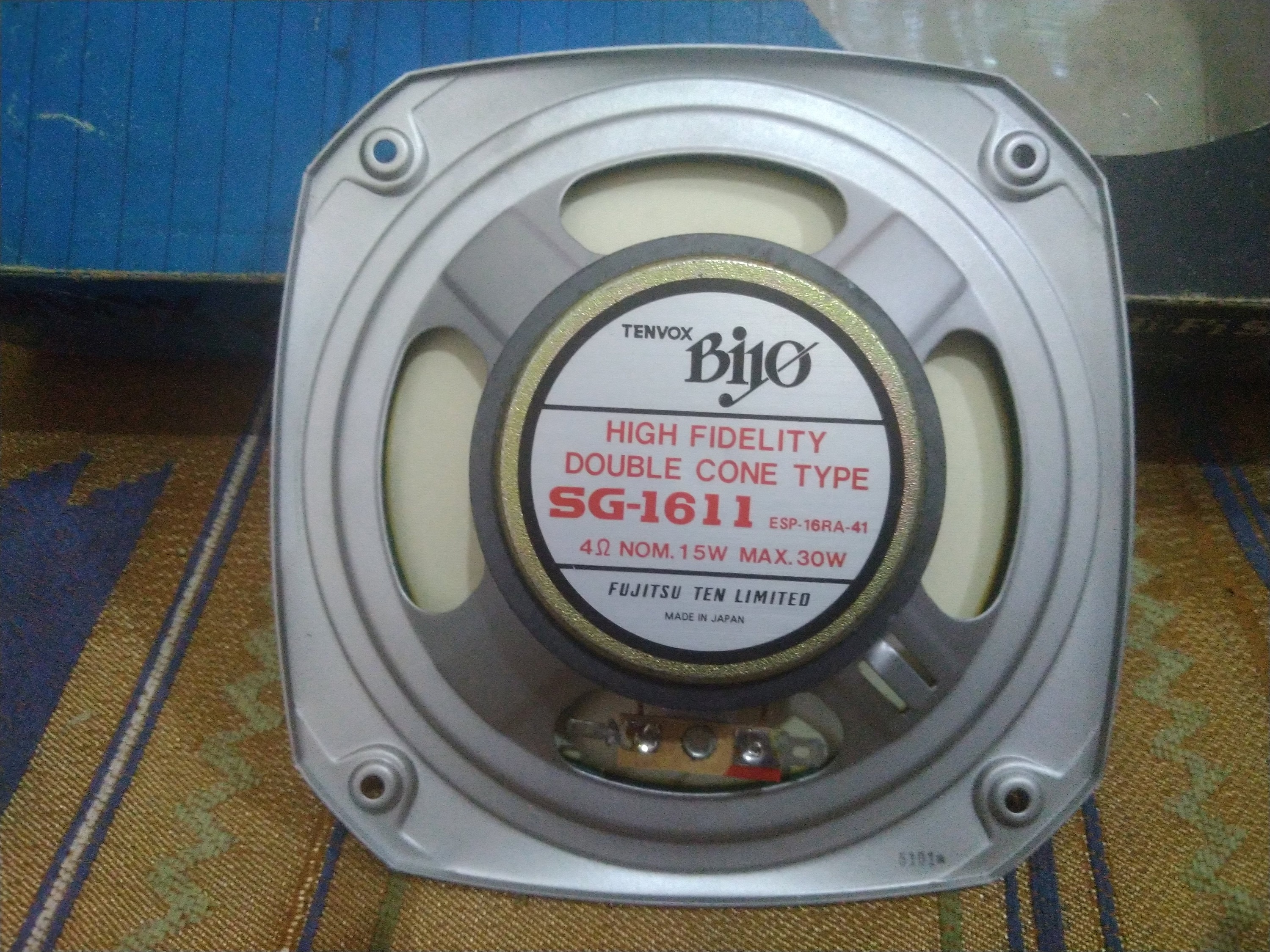 Vintage Tenvox Speaker NOS Japan Not Toyota Honda Suzuki