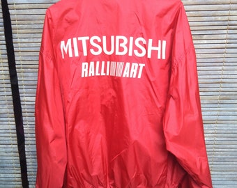 Mitsubishi ralliart vintage jacket not sti TRD Nismo Benetton F1 racing wrc aprc