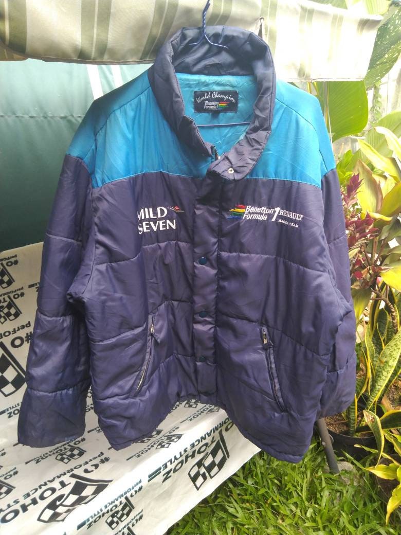 Vintage Jacket Benetton Renault F1 Mild Seven Not Michael