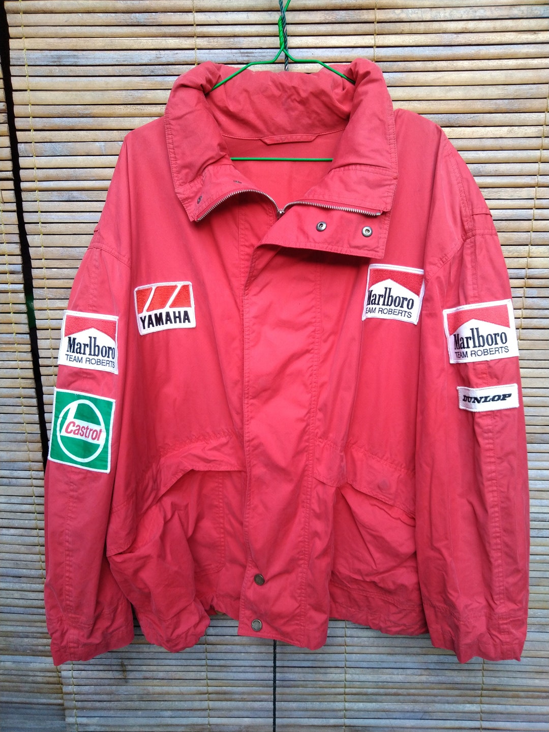 Vintage Marlboro Racing Jacket Kenny Roberts Team Not Eddie Lawson