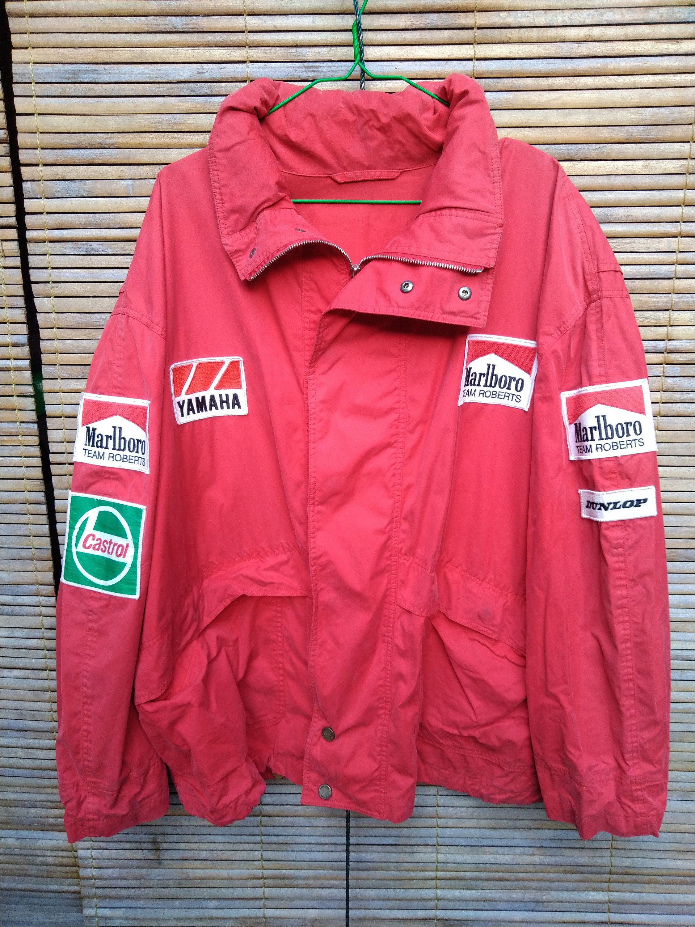 Vintage Marlboro Racing Jacket Kenny Roberts Team Not Eddie Lawson