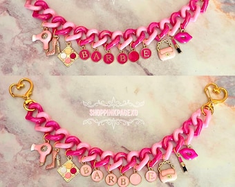 Purse charms, purse chain, Acrylic purse chain.