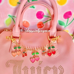 Purse charms, purse chain.