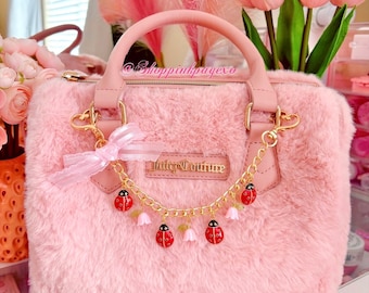 Coquette spring Lady bug purse chain.