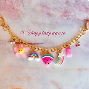 Sparkling Pink Hand Chain main image 1