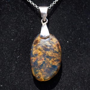 blue amber pendant, blue amber jewelry teardrop shape pendant, blue amber, blue amber pendant Christmas&#39;s day gift
