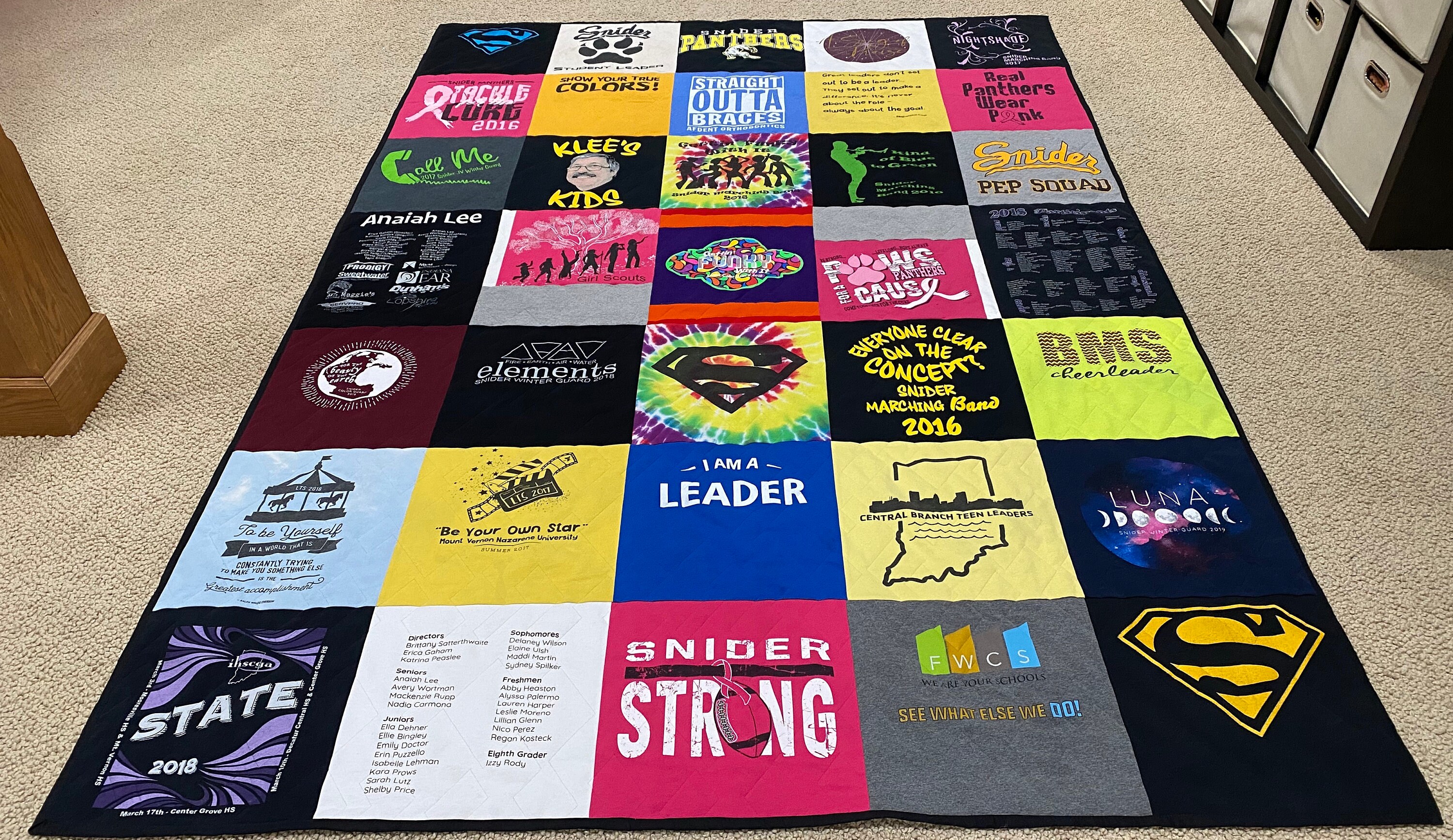 T Shirt Quilt 956 Shirts Made With Your Keepsake T Shirts Etsy UK