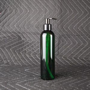 Green Massage Lotion Bottle: 8 Oz. Locking Pump Bottle