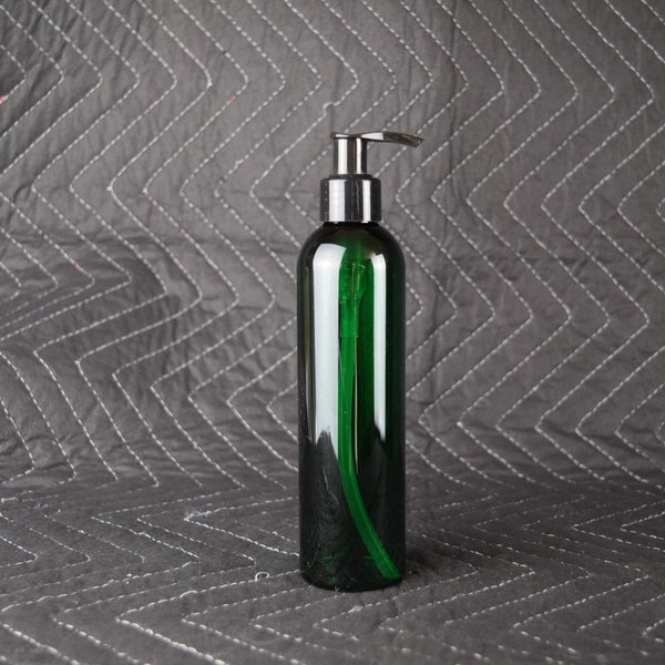 Green Massage lotion bottle, oil bottle, sanitizer bottle