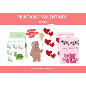 Printable Valentines for Kids