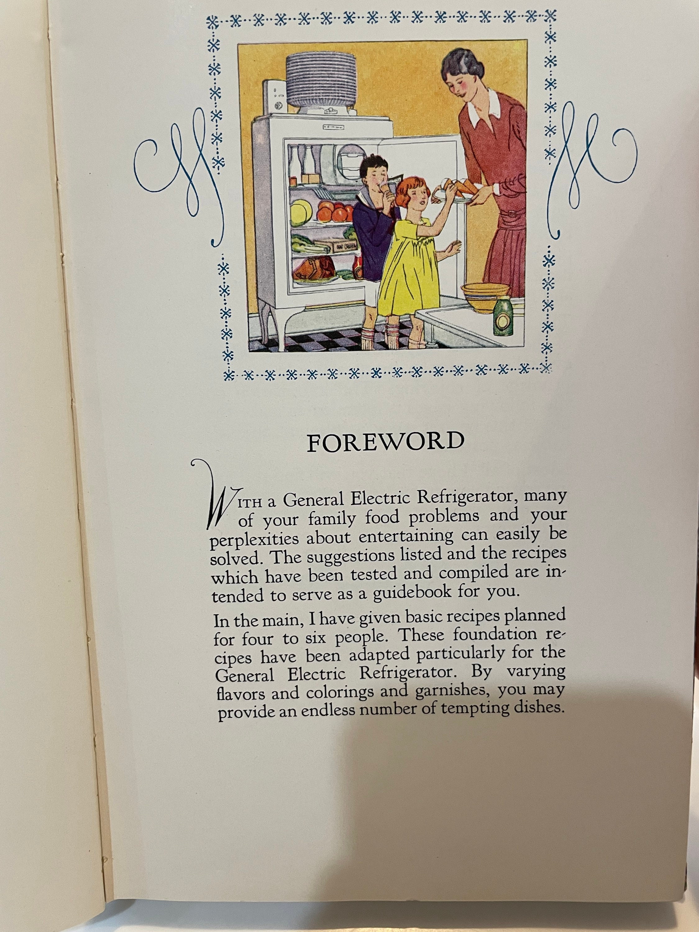 Electric Refrigerator Recipes and Menus Specially Prepared for Etsy