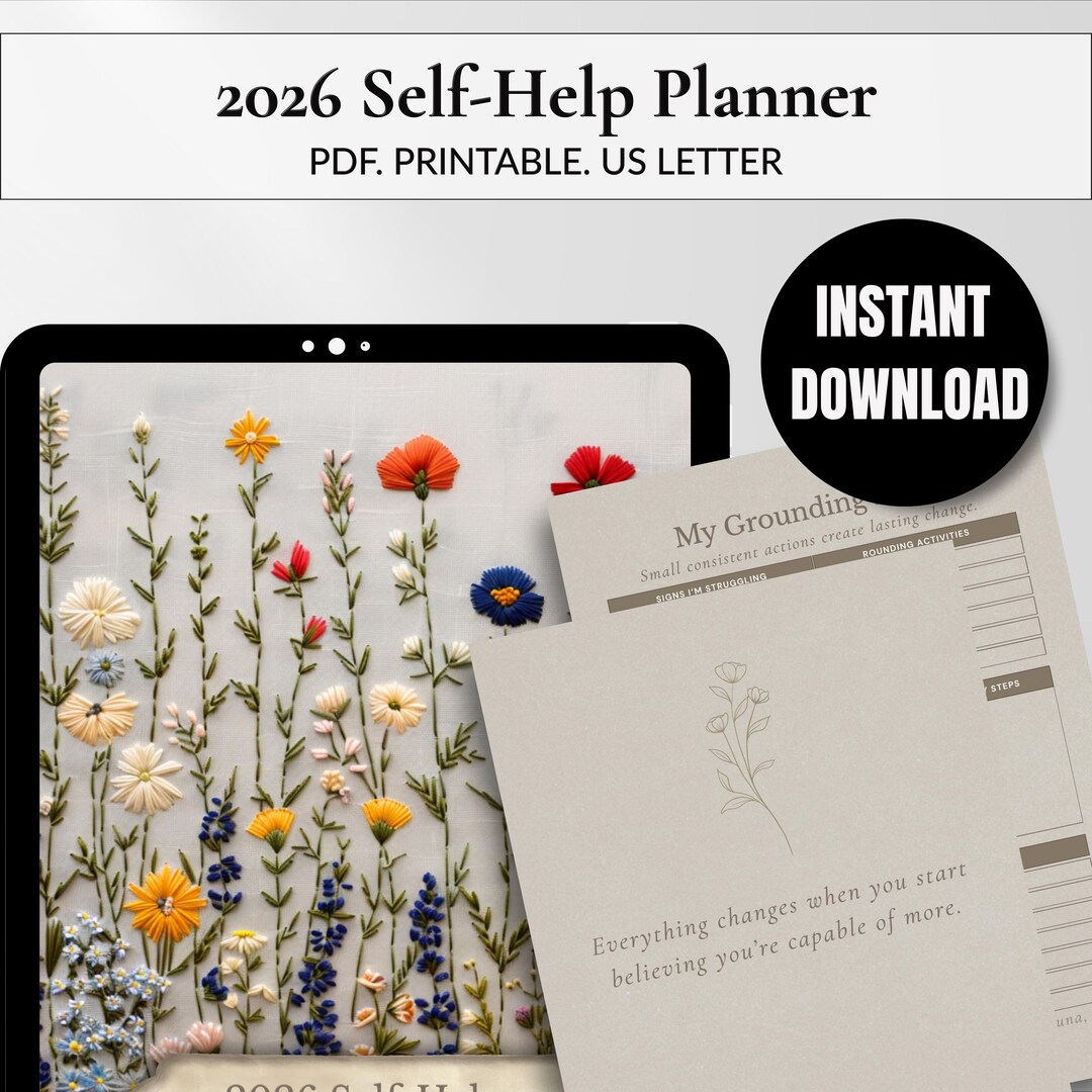 2026 Life Planner | Self-help, Goal Setting Journal (printable PDF) - Etsy