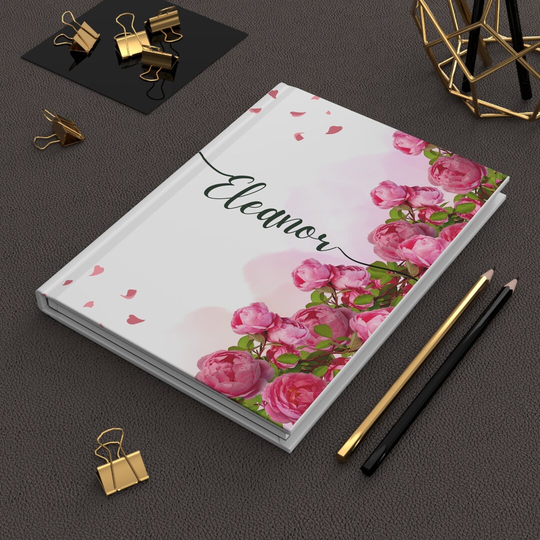 Hardcover Journal Personalize Spiral Notebook Custom Name Gift for ...