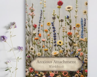 Anxious Attachment Workbook | Relationship Healing, Self-Discovery