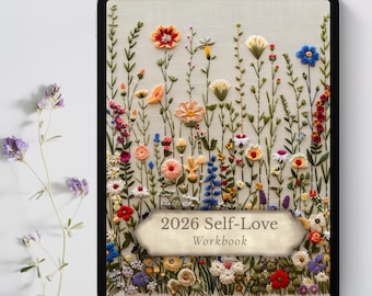 Instant Download 2026 Self-Love Workbook | Printable Self-Discovery Journal | Healing, Reflection & Shadow Work Guide