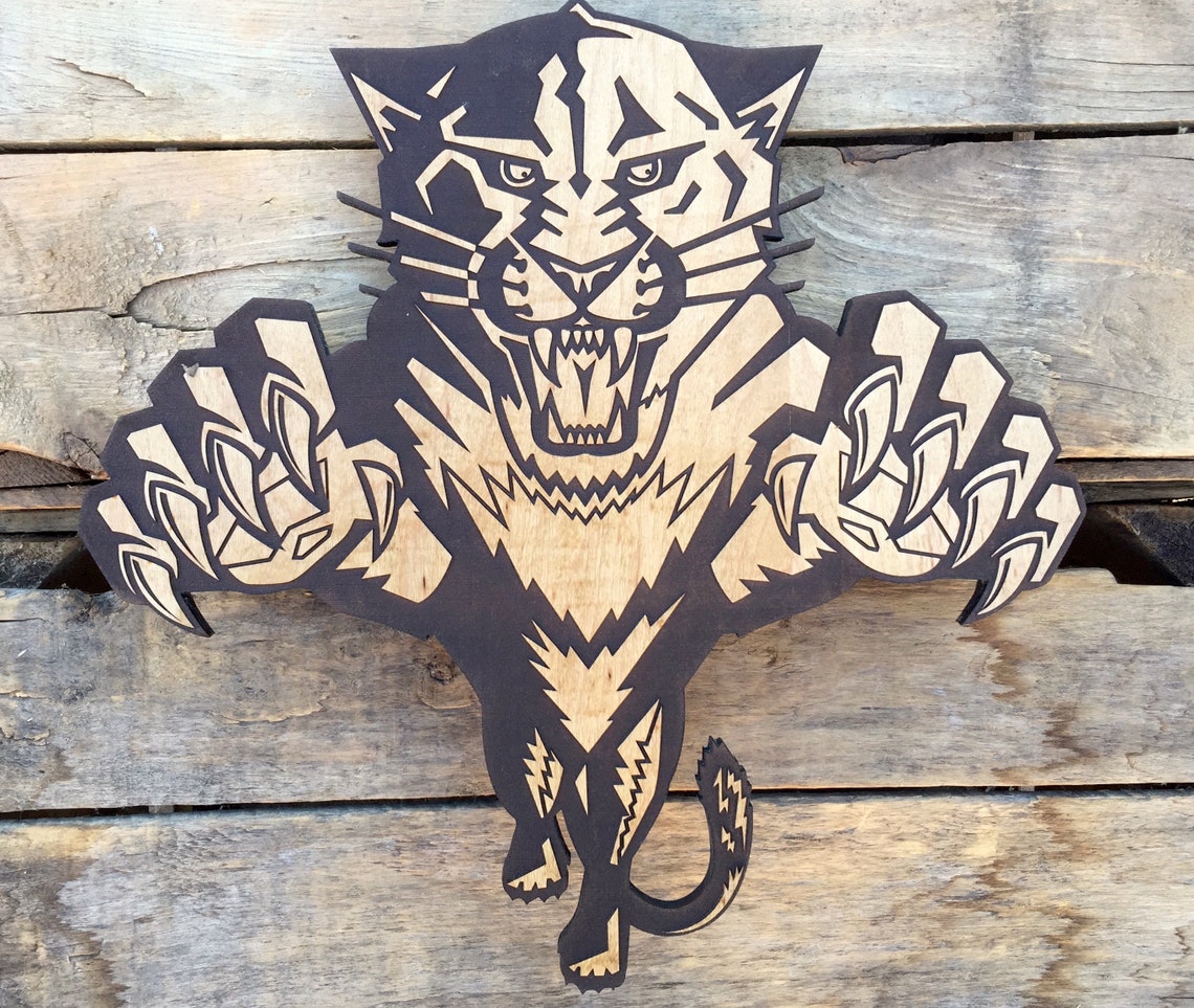 PICK A TEAM Hockey Team Logo Wooden Sports Team Sign Hockey Etsy