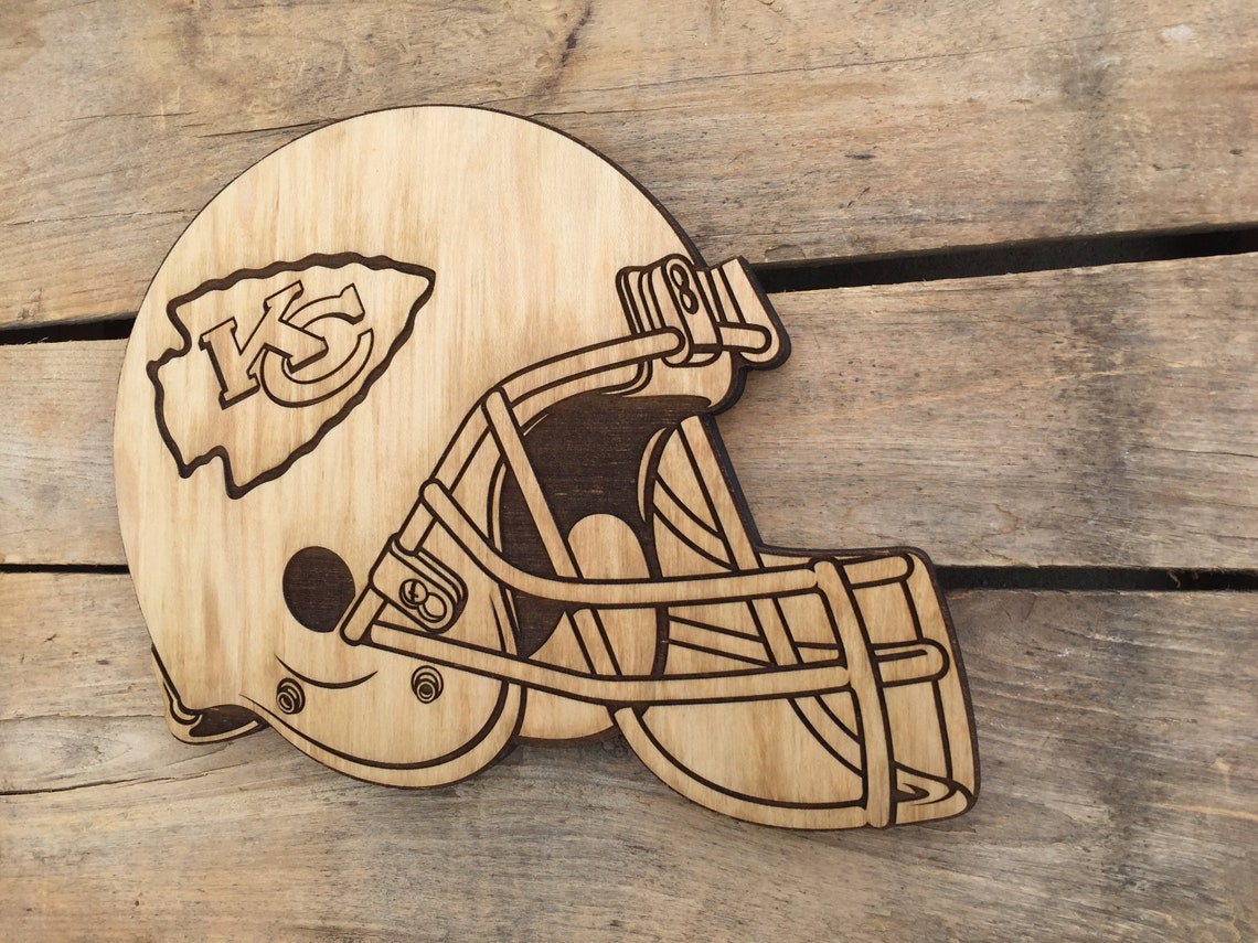 NFL Team Helmets Wooden NFL Team Helmets Football Team Signs Etsy