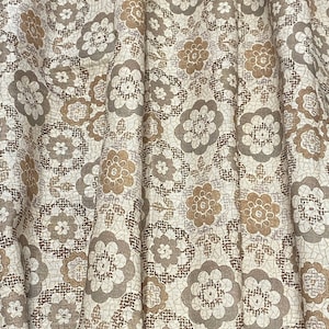 Leinenvorhänge | Beige Braune Vorhänge | Florale Vorhänge | Boho Gardinen | Gardinenplatten | Gefütterte Vorhänge | Mandala