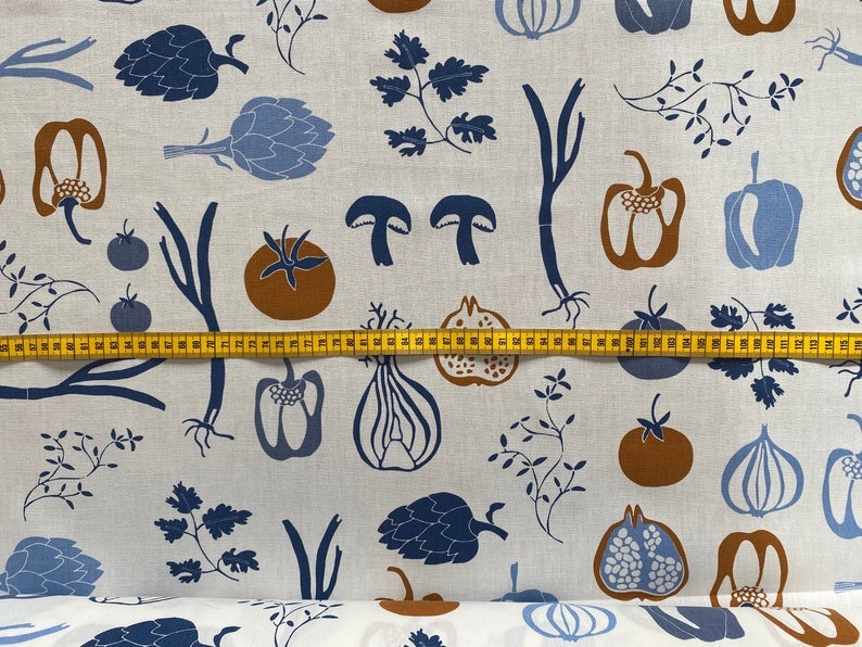 Cotton Canvas Fabric by the Yard, Scandinavian Fabric Home Décor Fabric ...