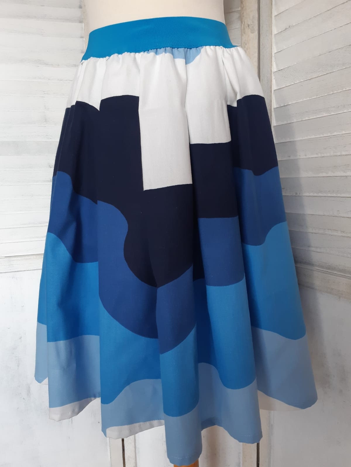 Handmade Cotton Skirts with pockets Elastic waist Skater Full Etsy