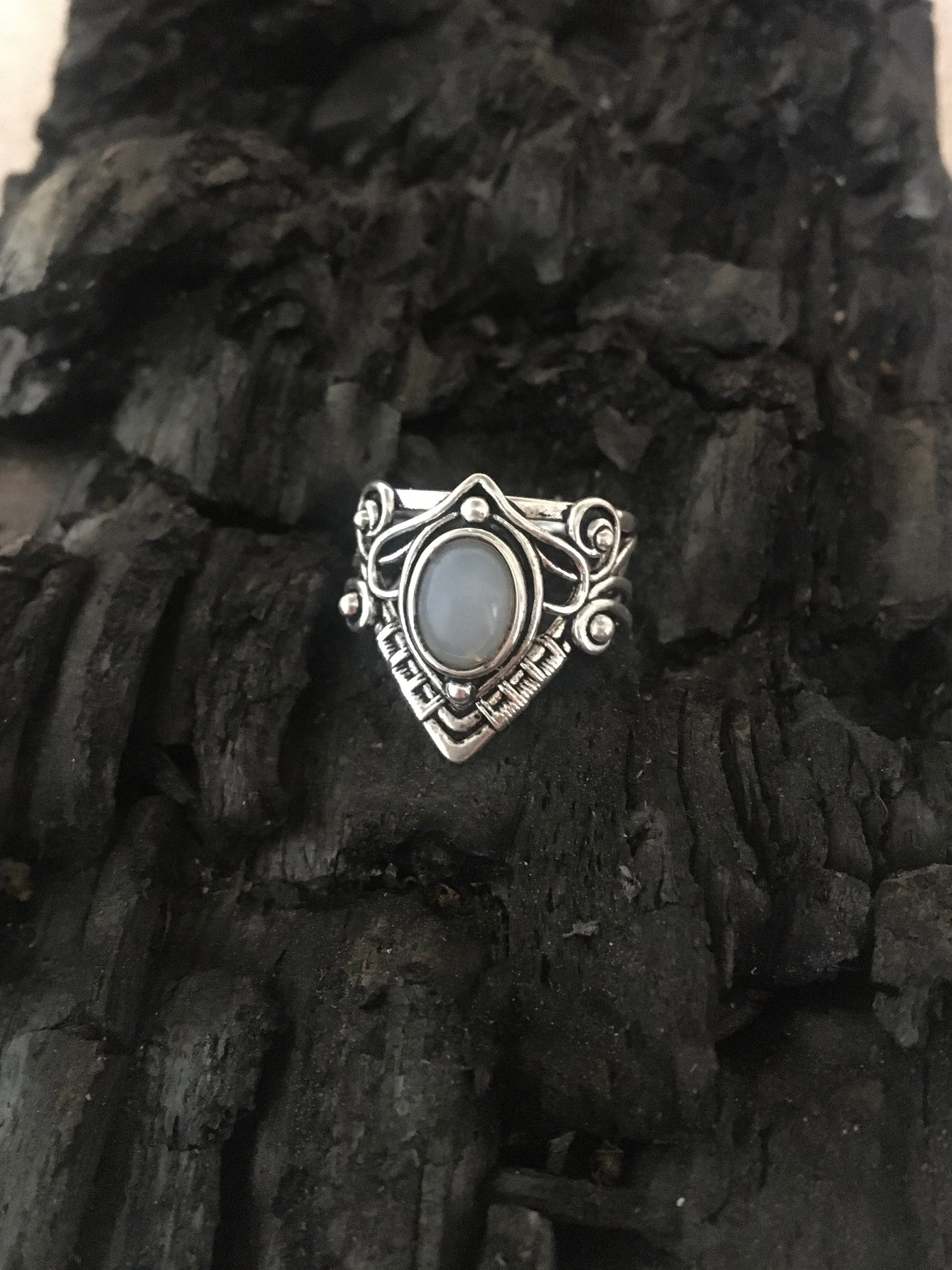 Bague Vintage Décor Champignons Pour Hommes - Alliage - Taille 1,8 Cm - Neuf Avec étiquette