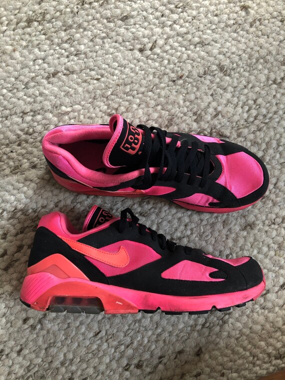 air max 180 pink black