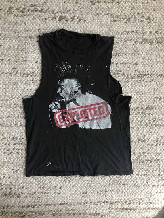 Authentic Vintage Punk Exploited Muscle Tank T Shi