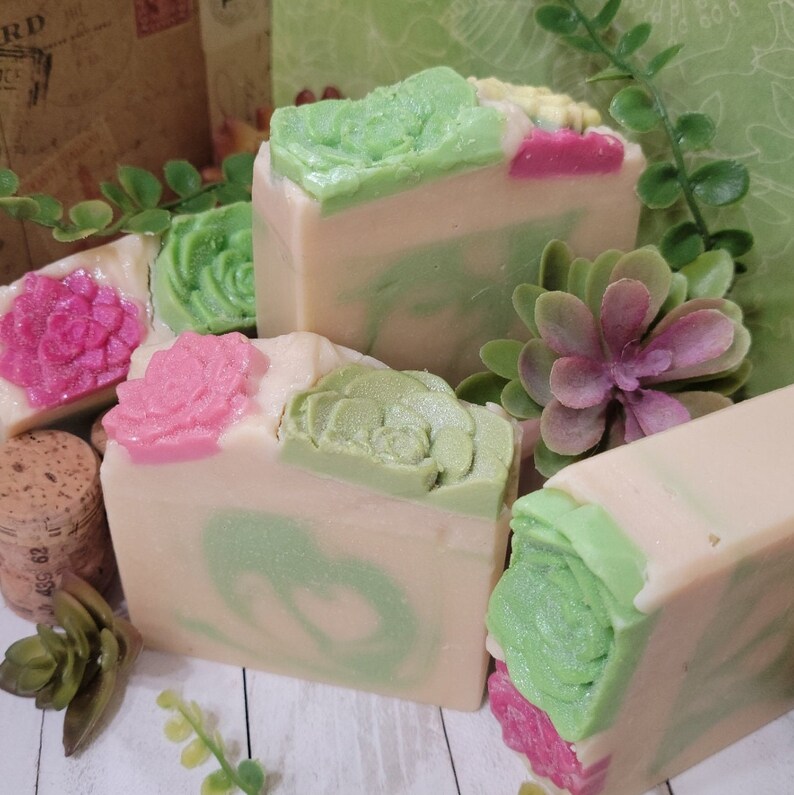 Desert Blooms Soap / Cactus Flower Soap / Desert Flowers / Etsy