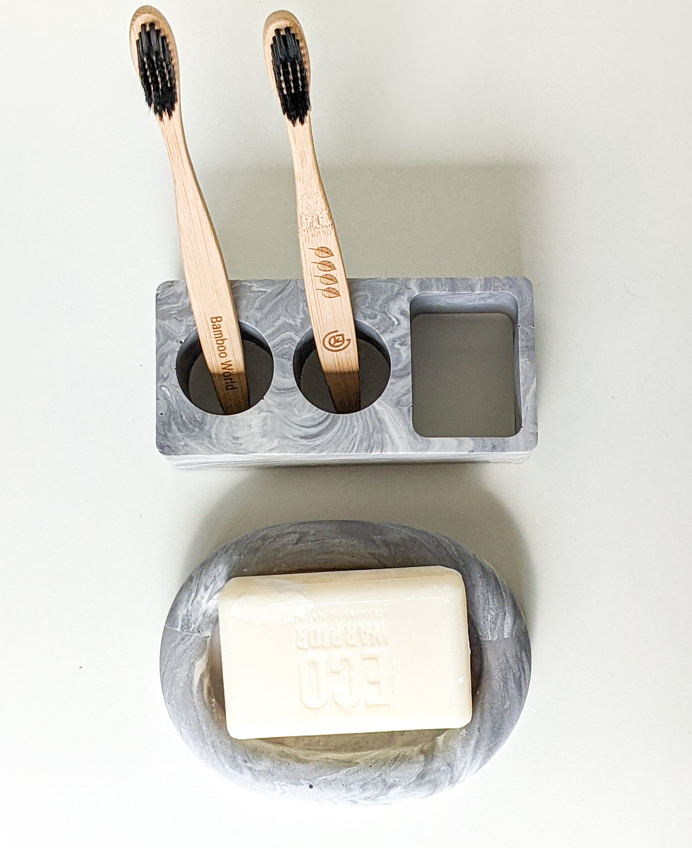 Toothbrush Holder with Soap Dish Etsy