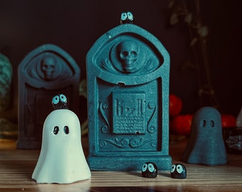 Cute Ghost Friend / ghost sculpture / ghost ornament / ghost figure / ghost gift / spooky gift / handmade