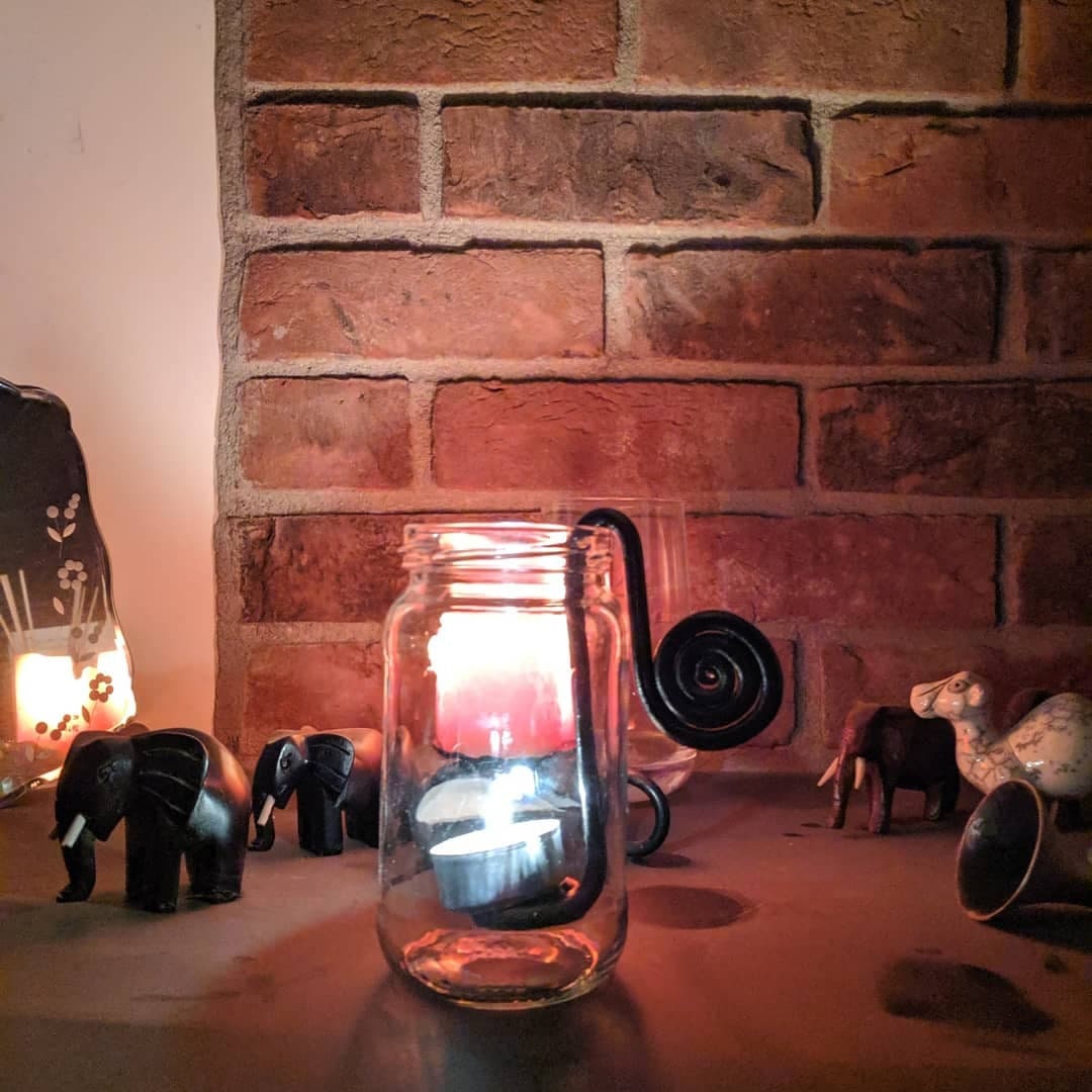 Jar Tealight Holder Etsy