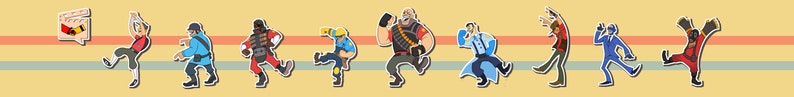 TF2 Conga Washi Tape