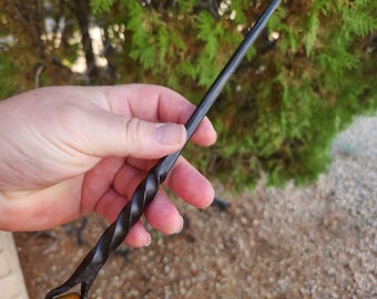 Hand Forged Magic Wand With Tiger Eye