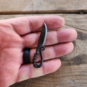 Miniature Blacksmith&#39;s Knife Pendant