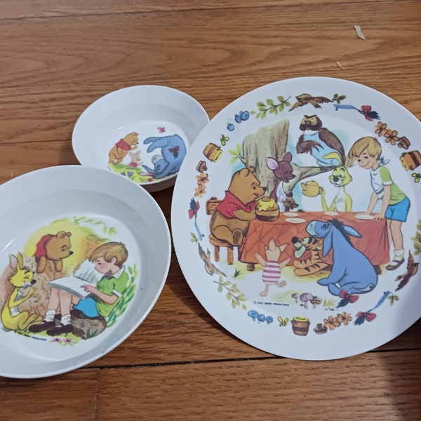 Winnie the Pooh Dinnerware Etsy